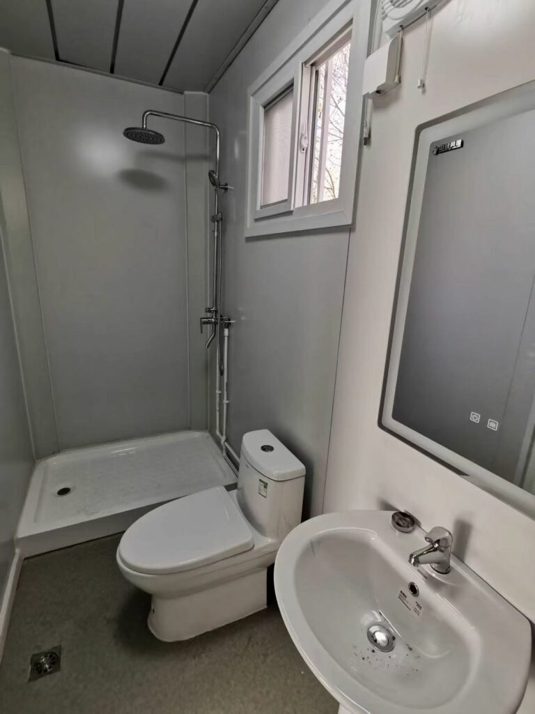 Camerino portátil con baño